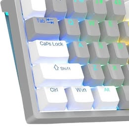 MAGMA FIORA 60% WHITE-GREY F61WG RED SWITCH 3 BLUETOOTH 2.4G WIRELESS RGB – Image 2