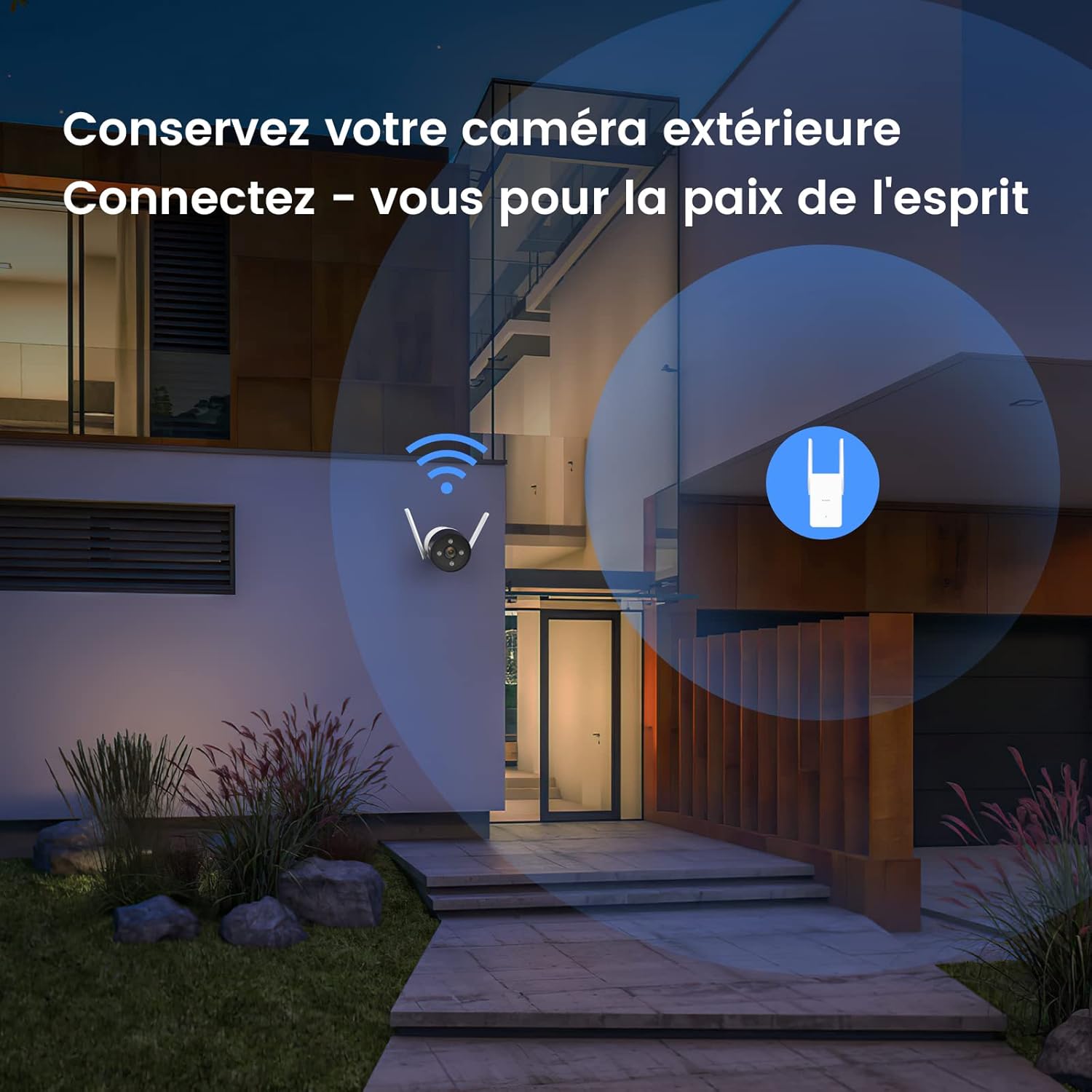 Tenda A23 Répéteur WiFi 6 AX1500, Extenseur WiFi Bi-Bande, Port Gigabit, Antennes 2 x 5dBi, LED de Signal Intelligent, Installation Facile, WPA3 – Image 7